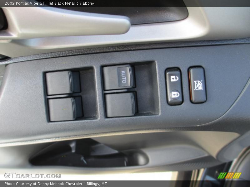 Jet Black Metallic / Ebony 2009 Pontiac Vibe GT