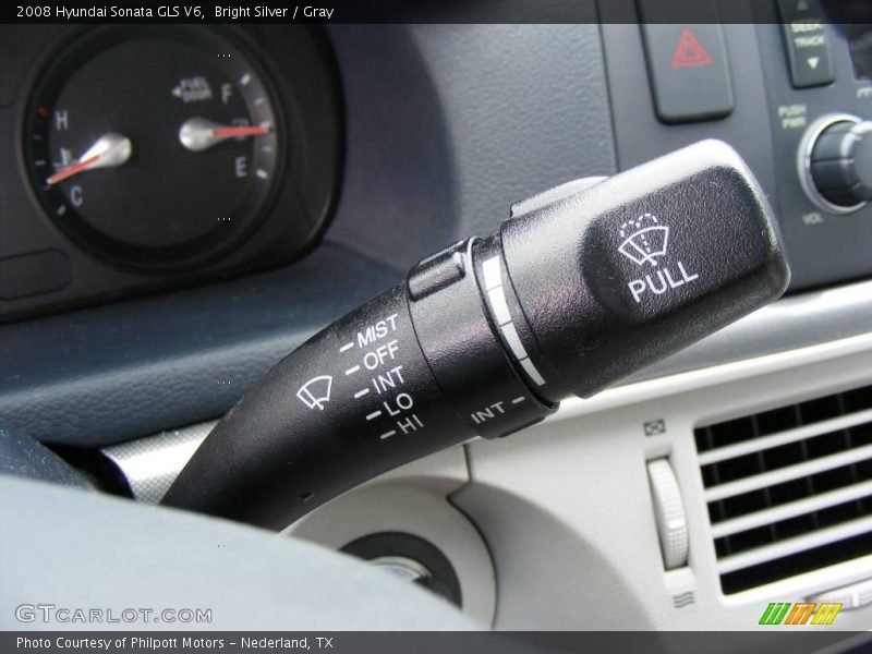 Bright Silver / Gray 2008 Hyundai Sonata GLS V6