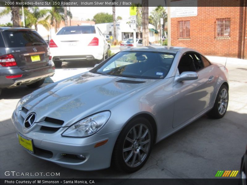 Iridium Silver Metallic / Black 2006 Mercedes-Benz SLK 350 Roadster