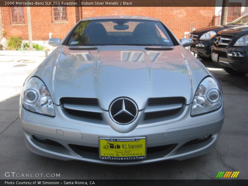 Iridium Silver Metallic / Black 2006 Mercedes-Benz SLK 350 Roadster