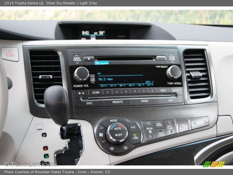 Silver Sky Metallic / Light Gray 2014 Toyota Sienna LE