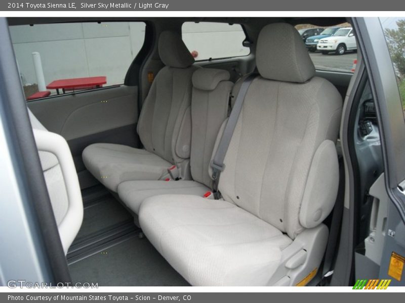 Silver Sky Metallic / Light Gray 2014 Toyota Sienna LE