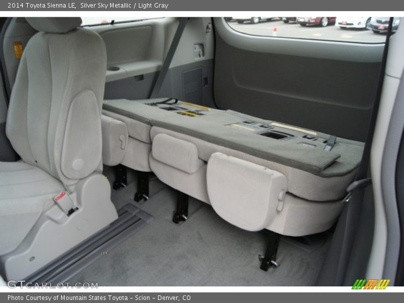 Silver Sky Metallic / Light Gray 2014 Toyota Sienna LE