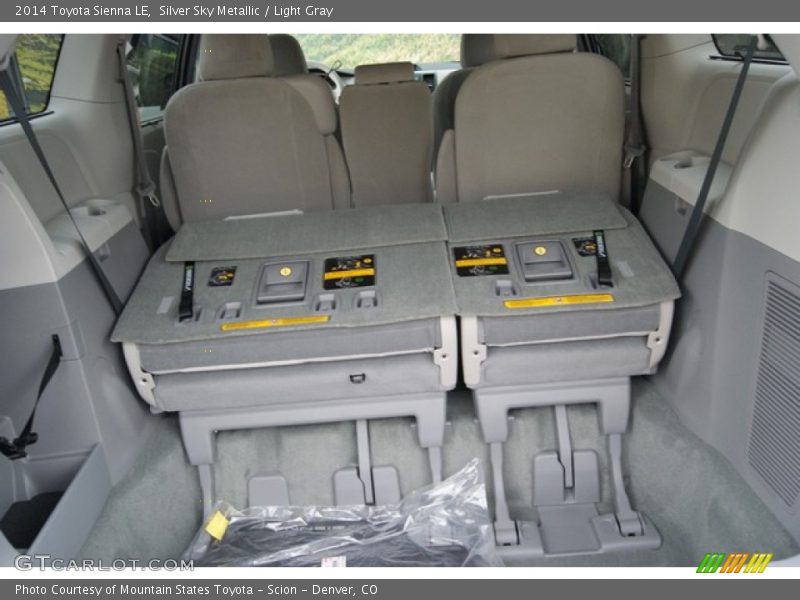 Silver Sky Metallic / Light Gray 2014 Toyota Sienna LE