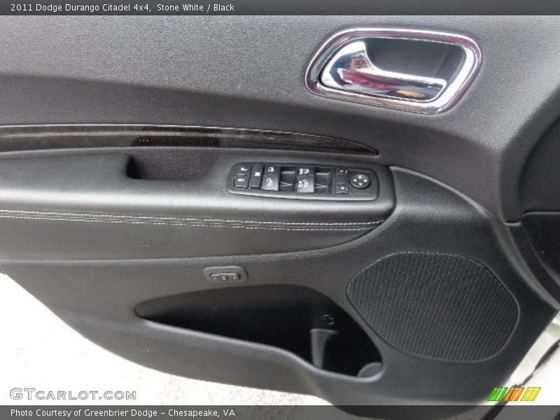 Stone White / Black 2011 Dodge Durango Citadel 4x4