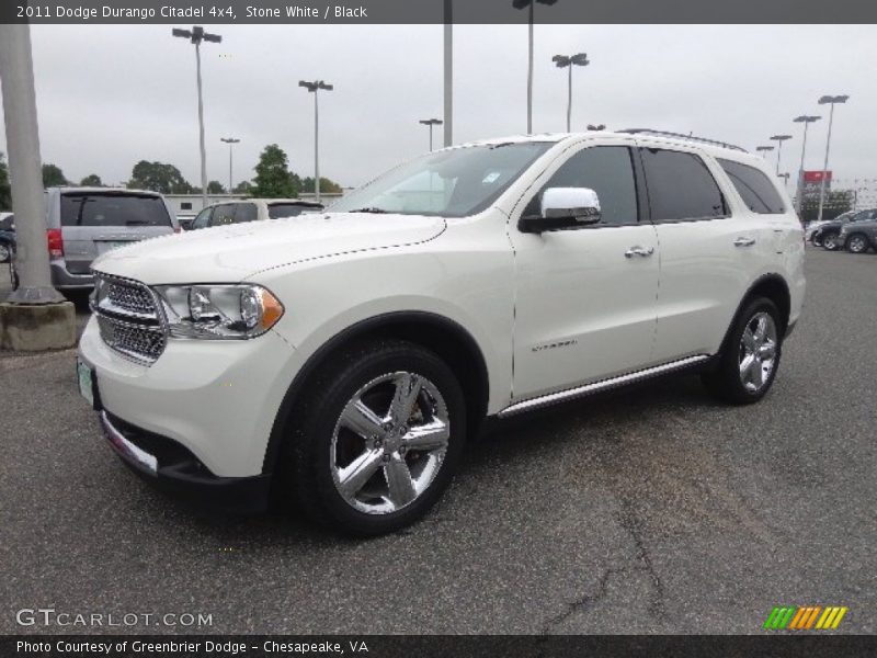 Stone White / Black 2011 Dodge Durango Citadel 4x4