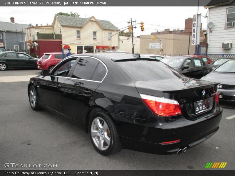 Jet Black / Natural Brown 2008 BMW 5 Series 535xi Sedan