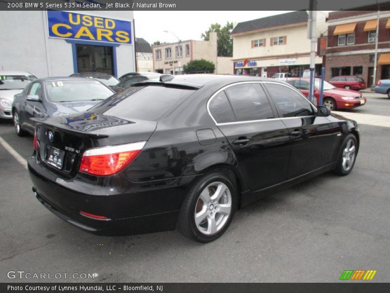 Jet Black / Natural Brown 2008 BMW 5 Series 535xi Sedan