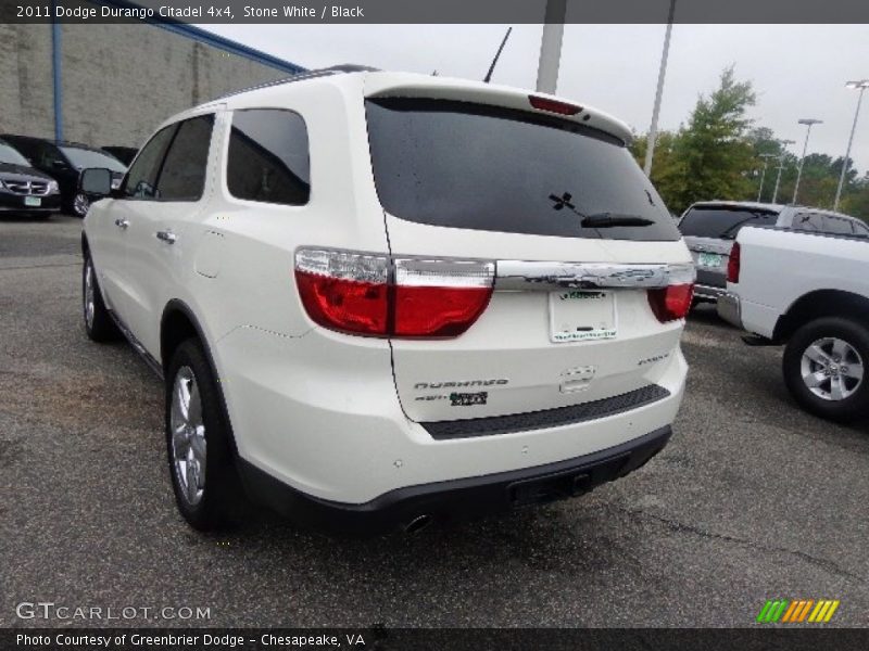 Stone White / Black 2011 Dodge Durango Citadel 4x4