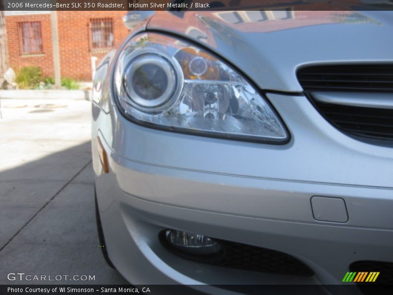 Iridium Silver Metallic / Black 2006 Mercedes-Benz SLK 350 Roadster