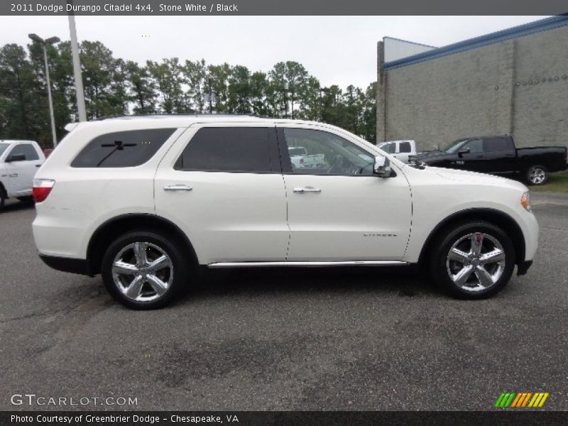 Stone White / Black 2011 Dodge Durango Citadel 4x4