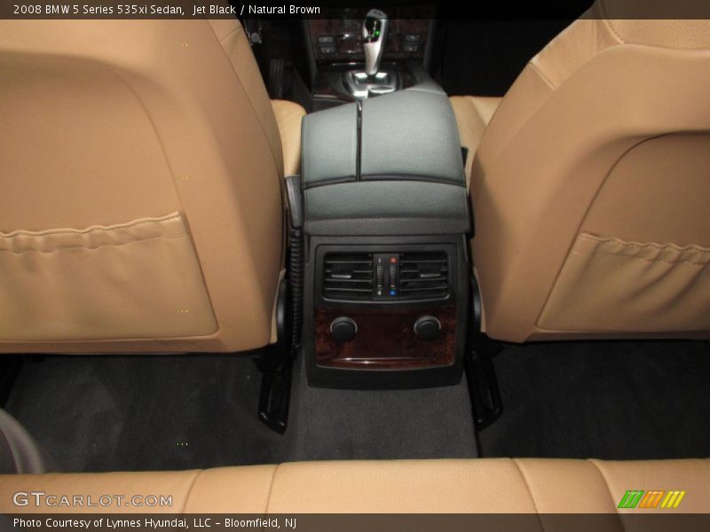 Jet Black / Natural Brown 2008 BMW 5 Series 535xi Sedan
