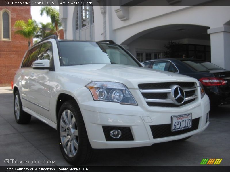 Arctic White / Black 2011 Mercedes-Benz GLK 350
