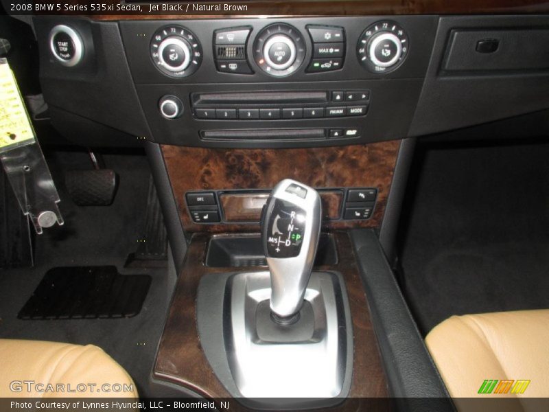 Jet Black / Natural Brown 2008 BMW 5 Series 535xi Sedan