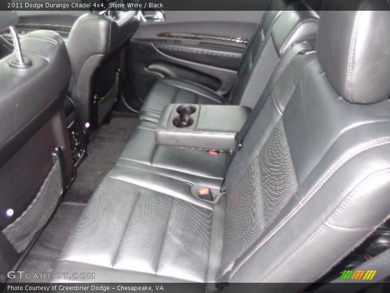 Stone White / Black 2011 Dodge Durango Citadel 4x4
