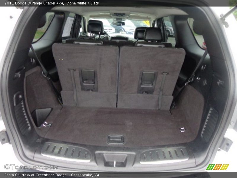 Stone White / Black 2011 Dodge Durango Citadel 4x4