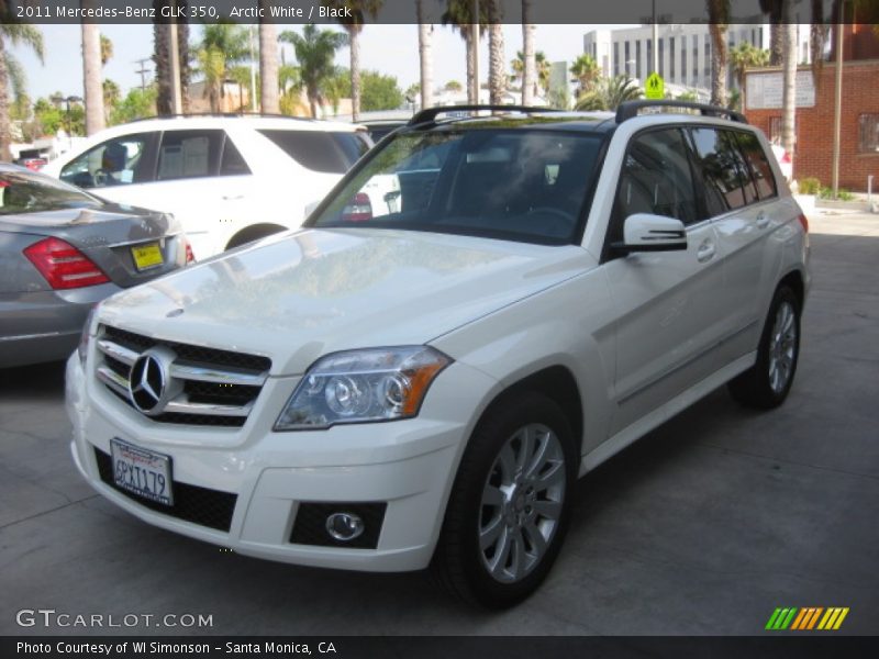 Arctic White / Black 2011 Mercedes-Benz GLK 350