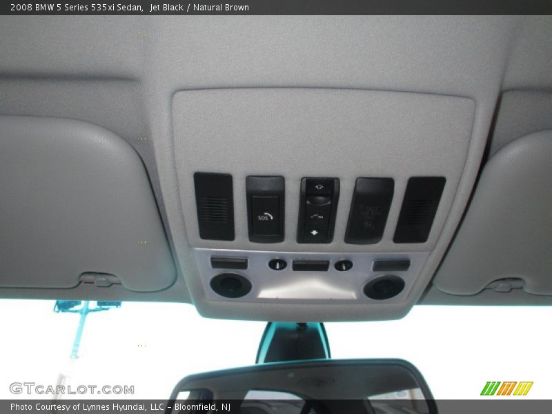 Jet Black / Natural Brown 2008 BMW 5 Series 535xi Sedan
