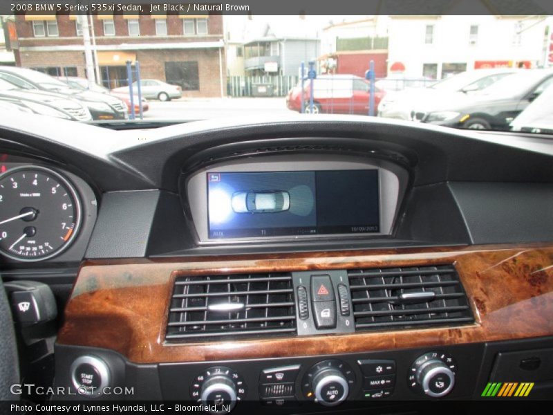 Jet Black / Natural Brown 2008 BMW 5 Series 535xi Sedan