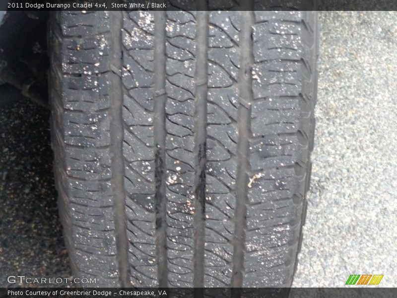 Stone White / Black 2011 Dodge Durango Citadel 4x4