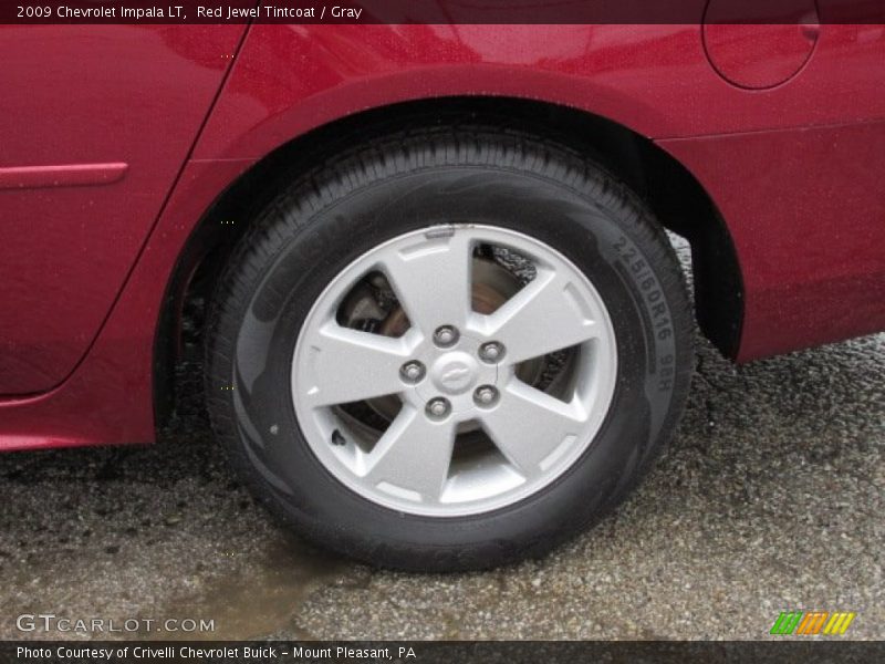 Red Jewel Tintcoat / Gray 2009 Chevrolet Impala LT