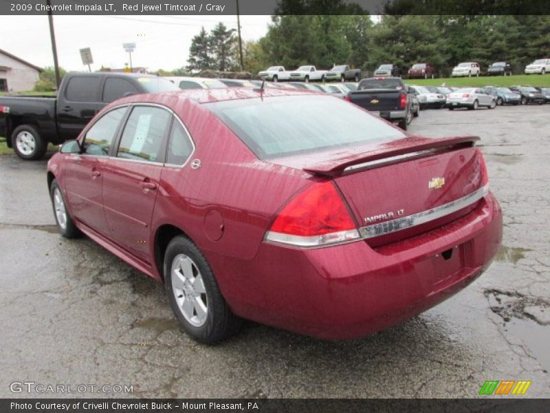 Red Jewel Tintcoat / Gray 2009 Chevrolet Impala LT