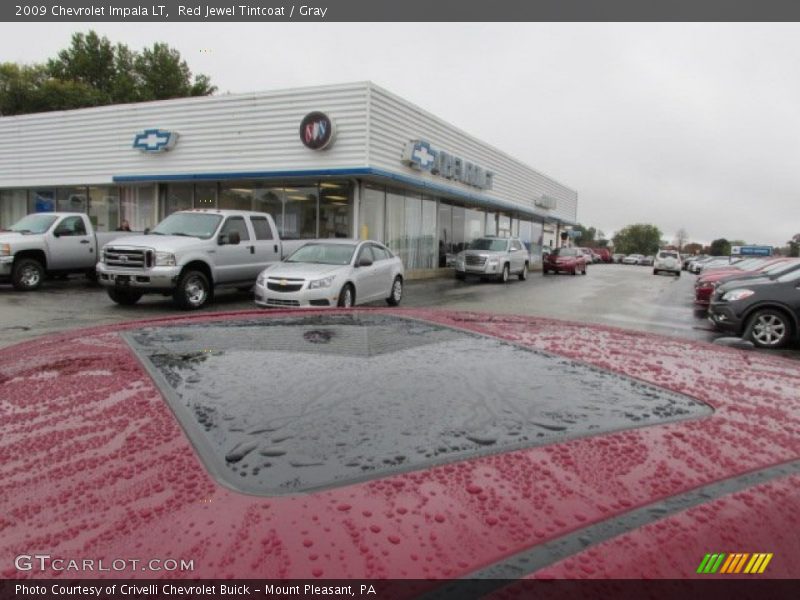 Red Jewel Tintcoat / Gray 2009 Chevrolet Impala LT