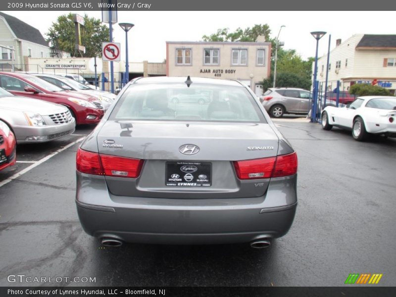Willow Gray / Gray 2009 Hyundai Sonata GLS V6