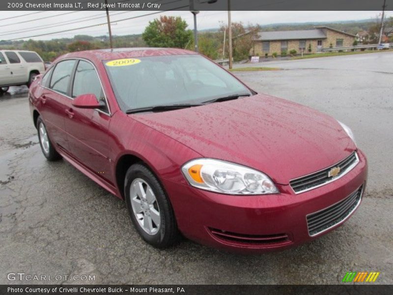 Red Jewel Tintcoat / Gray 2009 Chevrolet Impala LT