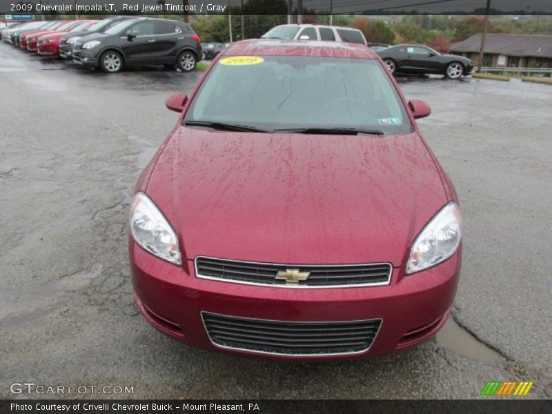 Red Jewel Tintcoat / Gray 2009 Chevrolet Impala LT