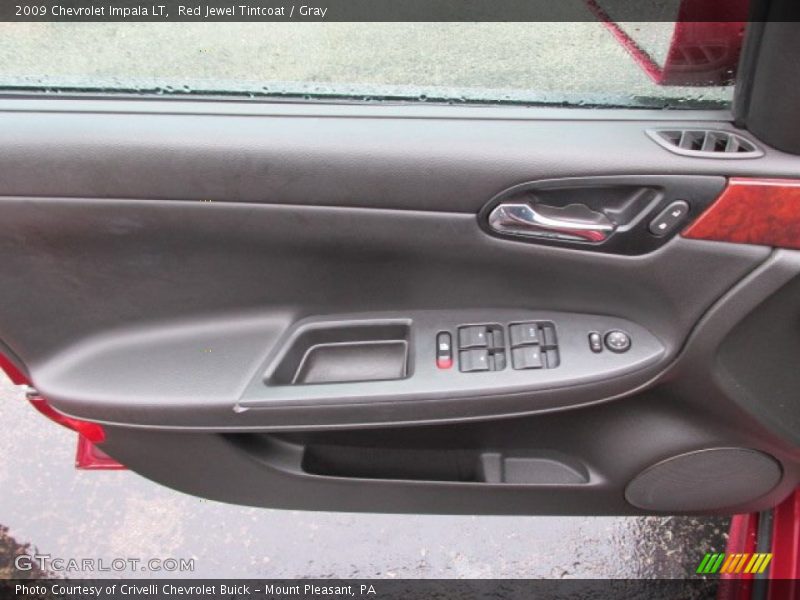 Red Jewel Tintcoat / Gray 2009 Chevrolet Impala LT