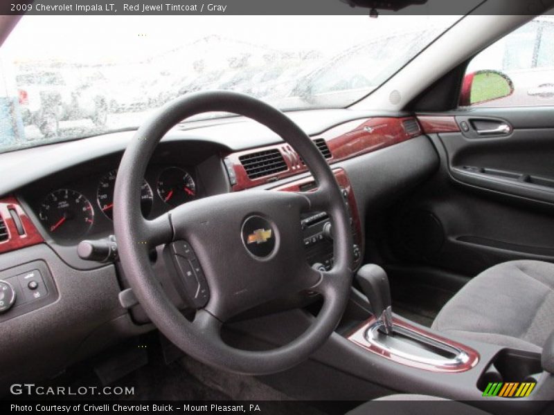 Red Jewel Tintcoat / Gray 2009 Chevrolet Impala LT