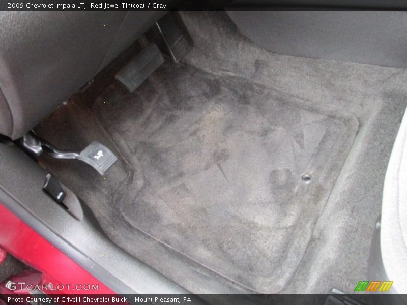 Red Jewel Tintcoat / Gray 2009 Chevrolet Impala LT