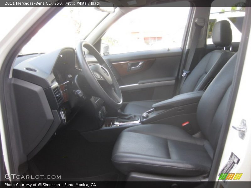 Arctic White / Black 2011 Mercedes-Benz GLK 350