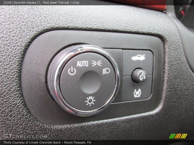 Red Jewel Tintcoat / Gray 2009 Chevrolet Impala LT