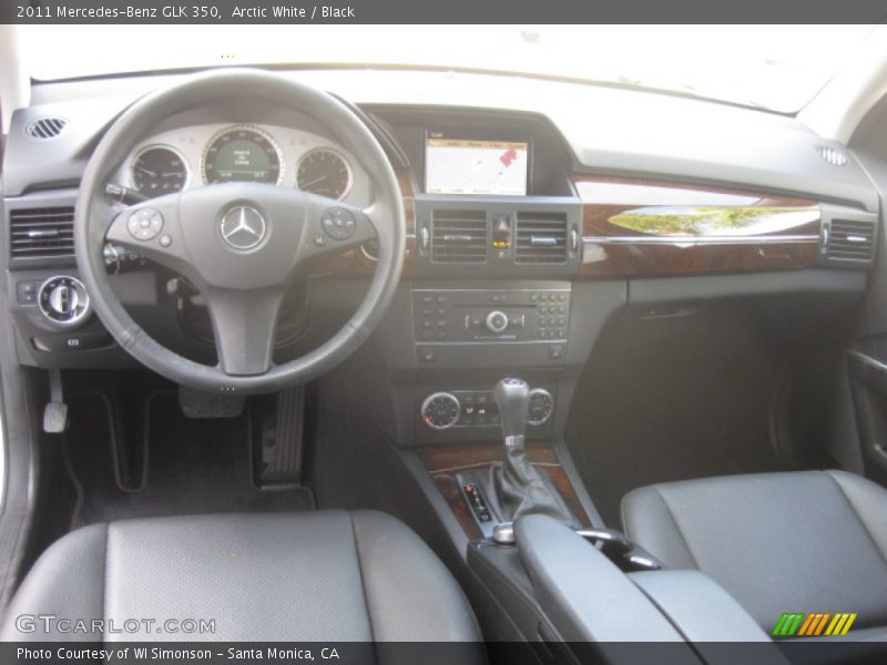 Arctic White / Black 2011 Mercedes-Benz GLK 350