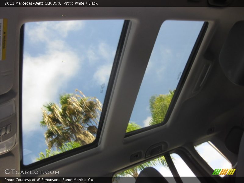 Arctic White / Black 2011 Mercedes-Benz GLK 350