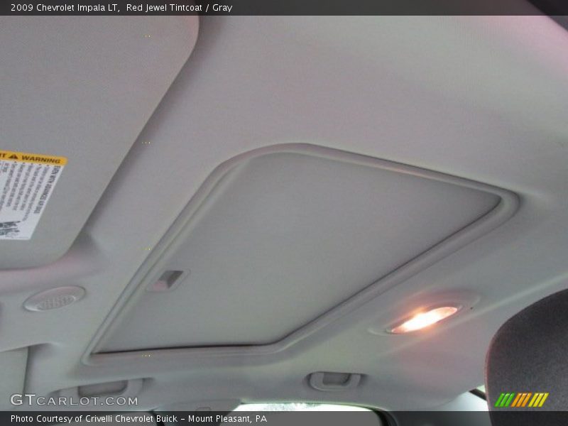 Red Jewel Tintcoat / Gray 2009 Chevrolet Impala LT