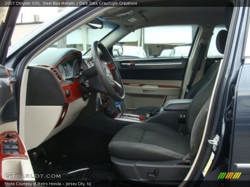 Steel Blue Metallic / Dark Slate Gray/Light Graystone 2007 Chrysler 300