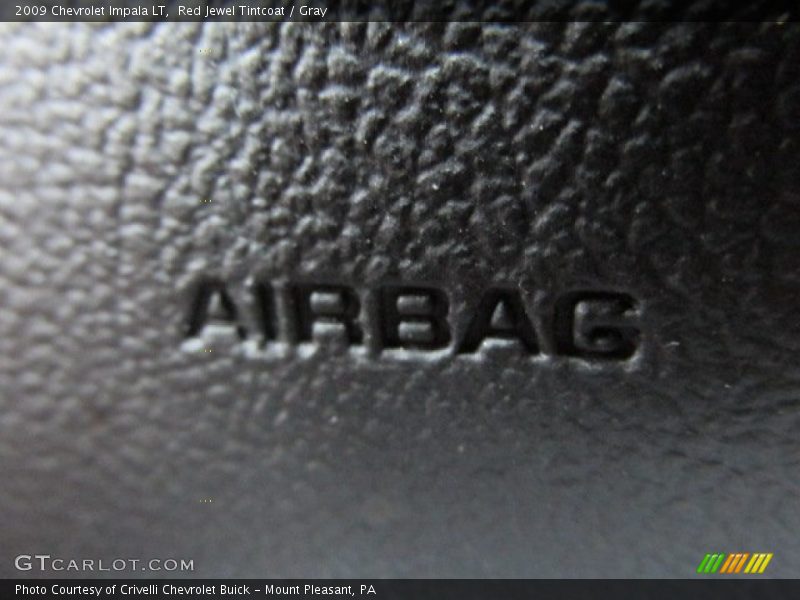 Red Jewel Tintcoat / Gray 2009 Chevrolet Impala LT