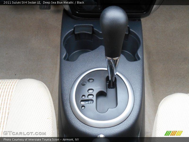 Deep Sea Blue Metallic / Black 2011 Suzuki SX4 Sedan LE