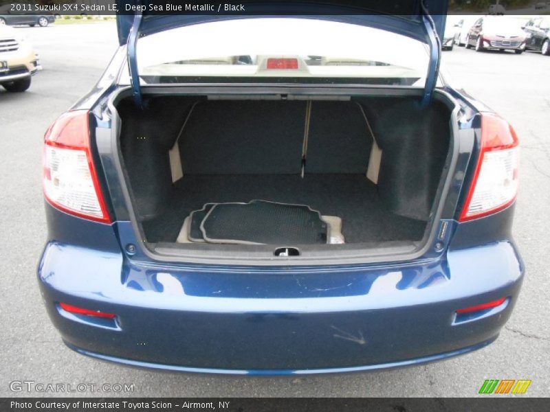 Deep Sea Blue Metallic / Black 2011 Suzuki SX4 Sedan LE