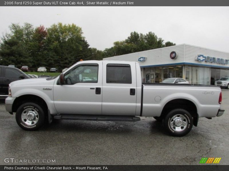 Silver Metallic / Medium Flint 2006 Ford F250 Super Duty XLT Crew Cab 4x4