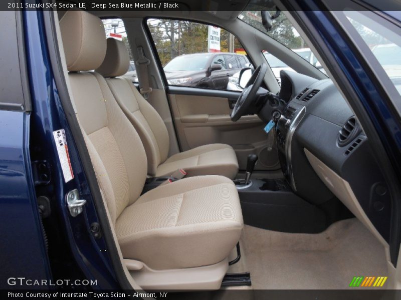 Deep Sea Blue Metallic / Black 2011 Suzuki SX4 Sedan LE