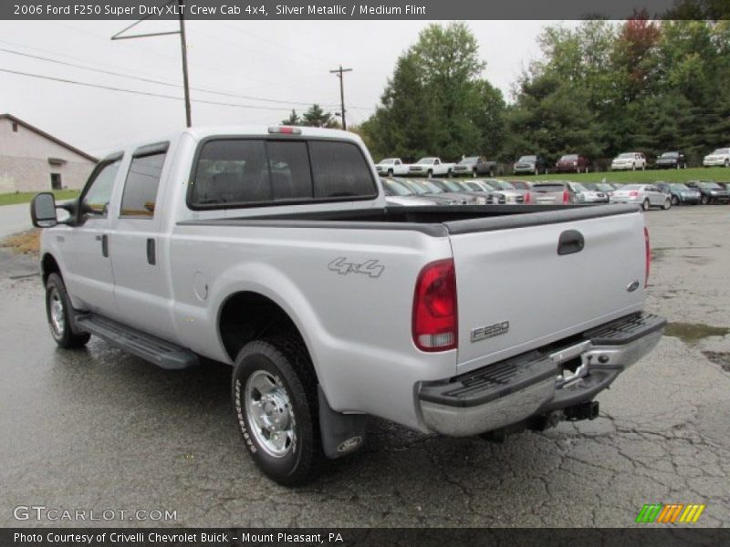 Silver Metallic / Medium Flint 2006 Ford F250 Super Duty XLT Crew Cab 4x4