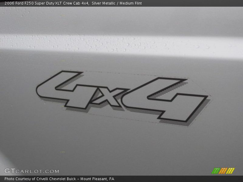 Silver Metallic / Medium Flint 2006 Ford F250 Super Duty XLT Crew Cab 4x4
