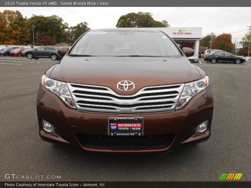 Sunset Bronze Mica / Ivory 2010 Toyota Venza V6 AWD