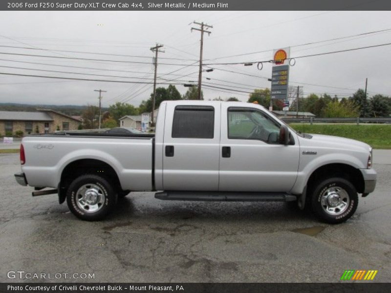 Silver Metallic / Medium Flint 2006 Ford F250 Super Duty XLT Crew Cab 4x4