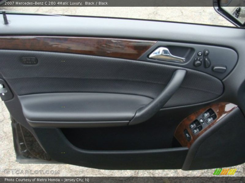 Black / Black 2007 Mercedes-Benz C 280 4Matic Luxury