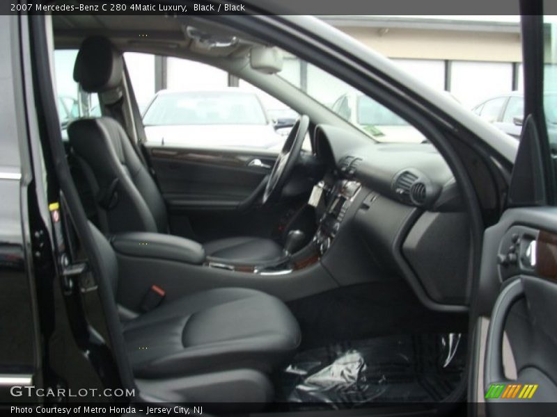 Black / Black 2007 Mercedes-Benz C 280 4Matic Luxury